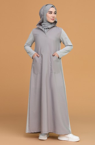 فستان رمادي 3281-03