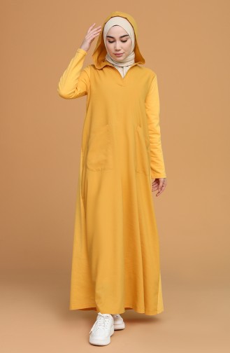 Yellow İslamitische Jurk 3281-05