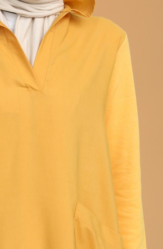 Robe Hijab Jaune 3281-05