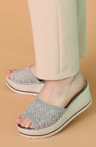 Gray Summer Slippers 500SD-01