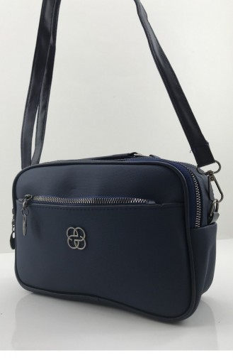 Navy Blue Shoulder Bags 001129.LACIVERT