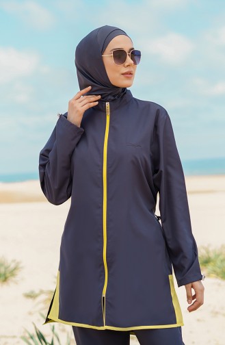 Anthrazit Hijab Badeanzug 21225-02