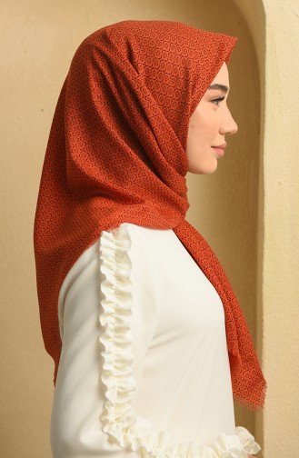 وشاح قرميدي فاتح 90127-15