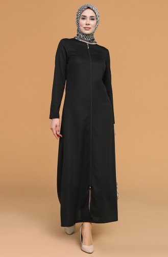 Black Abaya 1012P-06