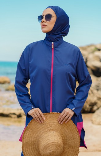 Maillot de Bain Hijab Indigo 21225-01