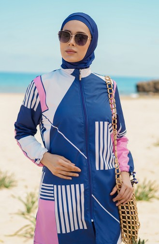 Indigo Swimsuit Hijab 21227-03