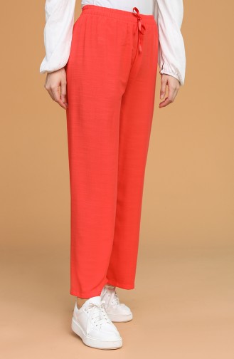 Pantalon Couleur grenadine 4445-06