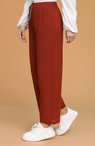 Brick Red Pants 4448-01