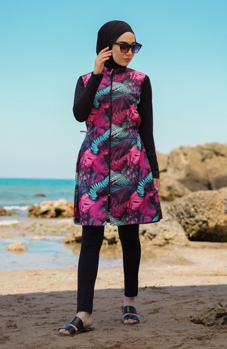 Rosa Hijab Badeanzug 21401-02