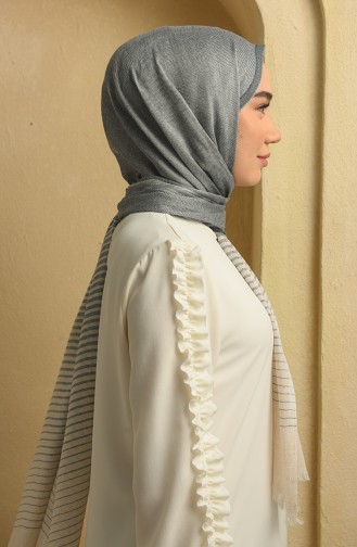 Smoke-Colored Shawl 8051-01