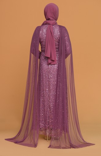 Dark Dusty Rose Hijab Evening Dress 202018-09