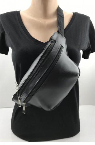 Black Fanny Pack 001170.SIYAH