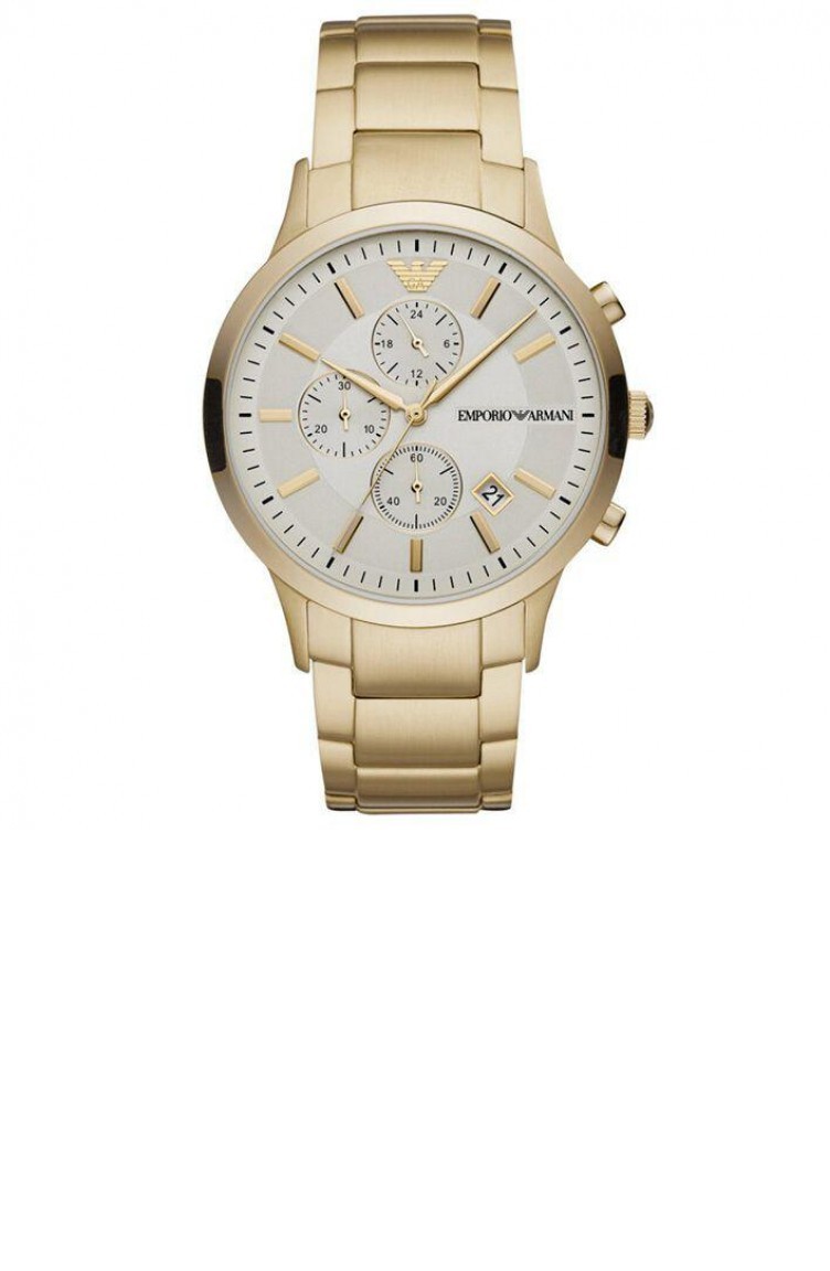 Gold plated armani watch new arrivals