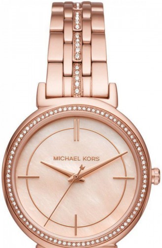 Rose Tan Wrist Watch 3643