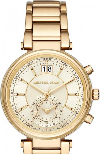 Gold Colour Horloge 6362