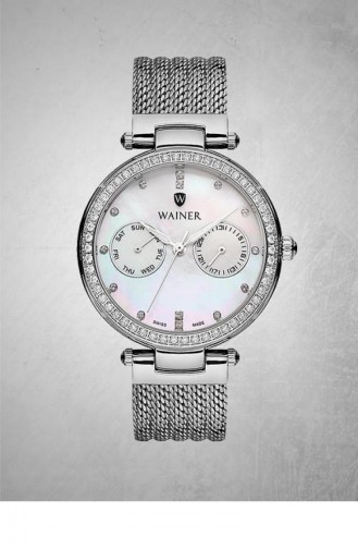 Silver Gray Wrist Watch 18455-C