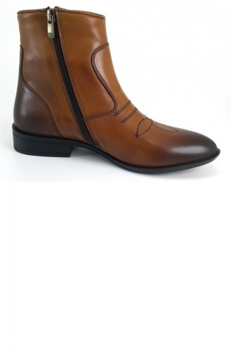 Tan Boots-booties 3854