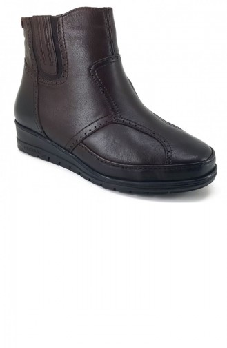 Brown Boots-booties 4076