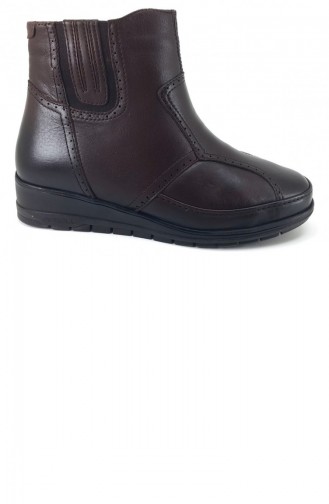 Brown Boots-booties 4076