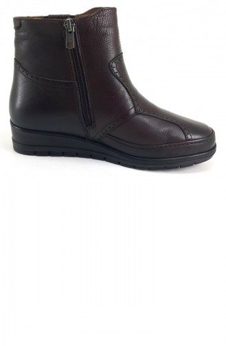 Brown Boots-booties 4076