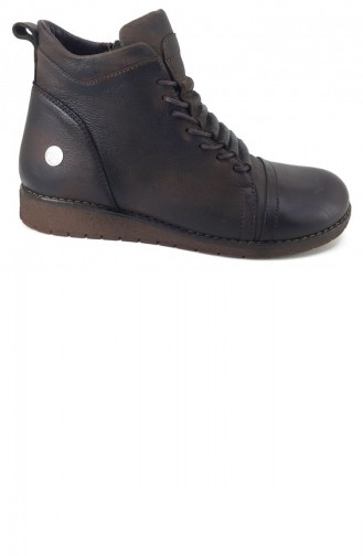 Brown Boots-booties 5095