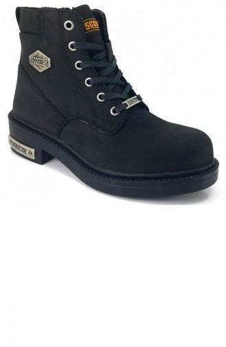 Black Boots-booties 7276