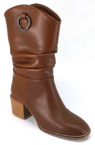 Tan Boots-booties 7426