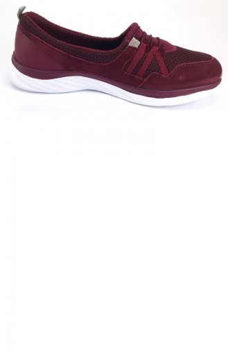 Claret red Casual Shoes 7949