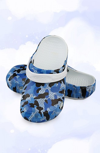 Blue Kid s Slippers & Sandals 001-02