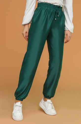 Pantalon Vert emeraude 0192-03