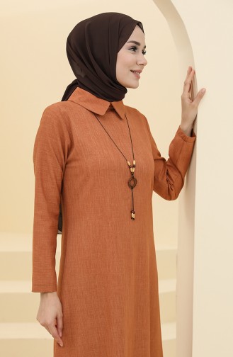 Robe Hijab Tabac 5010-01