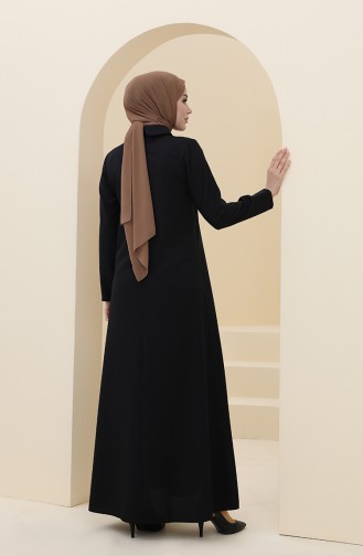 Robe Hijab Noir 5010-03