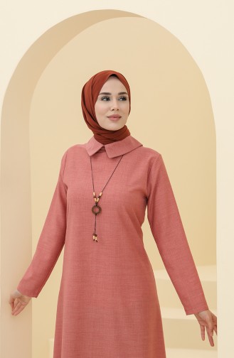 Dusty Rose Hijab Dress 5010-05