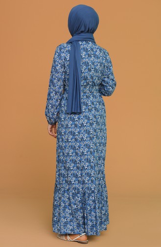 Robe Hijab Indigo 2193-01