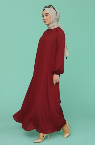 Robe Hijab Bordeaux 3210-11