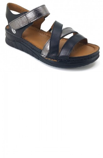 Black Summer Sandals 6503
