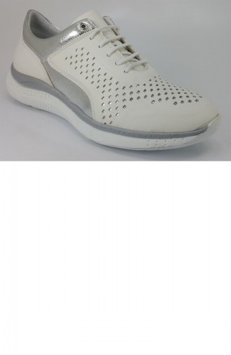 White Casual Shoes 7567