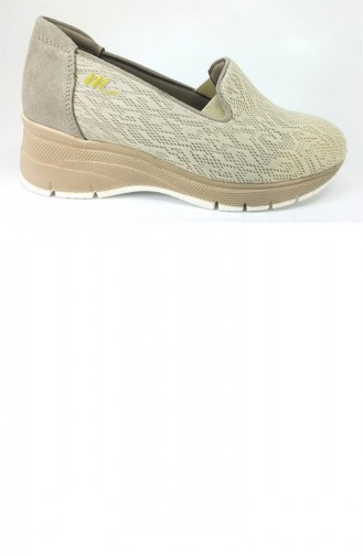 Beige Casual Shoes 7626