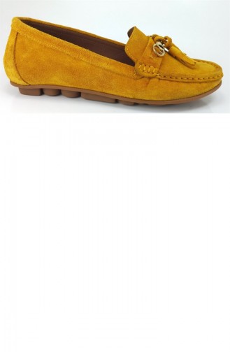 Gelb Tägliche Schuhe 7934