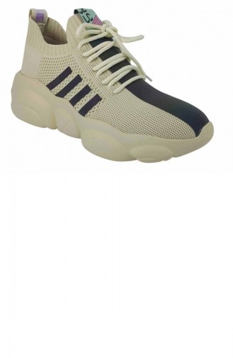 Beige Sneakers 8013