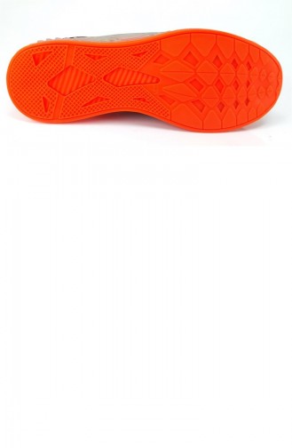 Chaussures Baskets Orange 8017