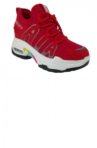 Chaussures Baskets Rouge 8026