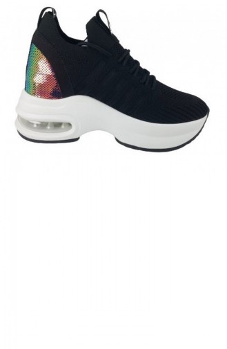 Guja 300 Günlük Bayan Sneaker Ayakkabı-Siyah