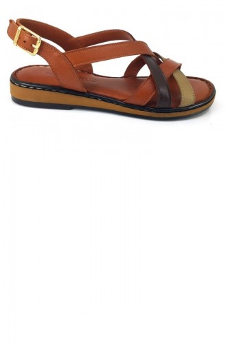 Tobacco Brown Summer Sandals 8037