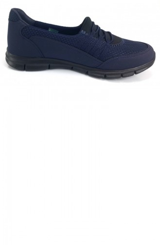 Navy Blue Casual Shoes 8114