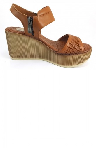 Tobacco Brown Summer Sandals 8129