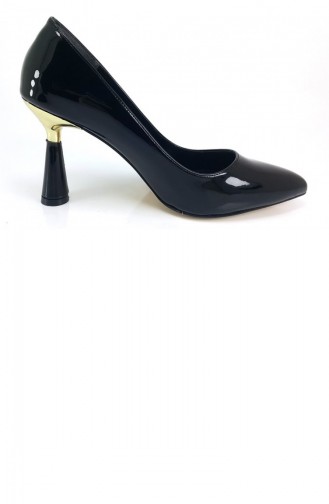 Black High-Heel Shoes 8138