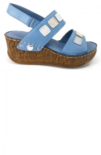 Denim Blue Summer Sandals 8182
