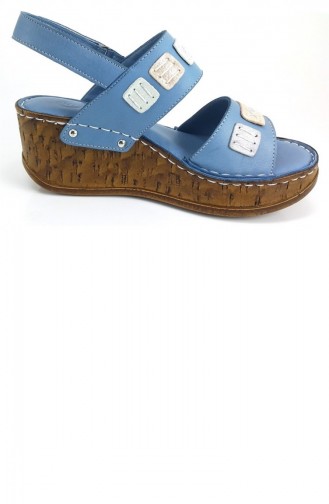 Denim Blue Summer Sandals 8182