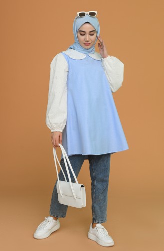 Jeans Blue Overhemdblouse 5550-01